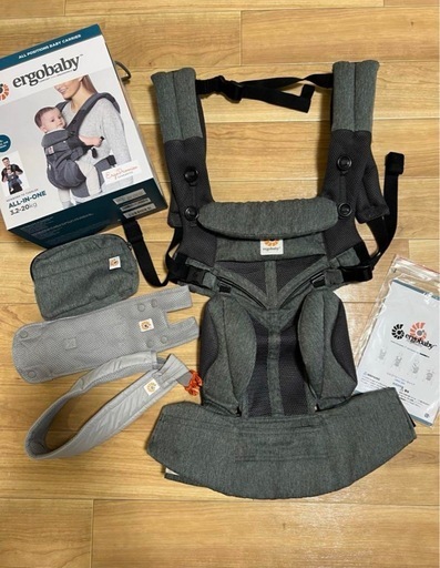 エルゴベビー オムニブリーズ 抱っこ紐 グレー Ergobaby OMNI Breeze
