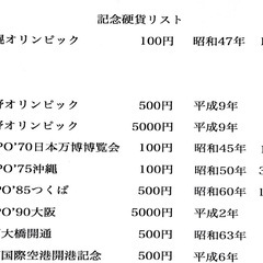 記念硬貨（⚠️商品価格は一例です）の画像
