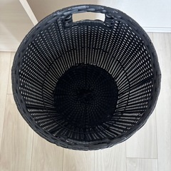 アクタス丸型バスケット編みゴミ箱45Lサイズ の画像