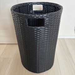 アクタス丸型バスケット編みゴミ箱45Lサイズ の画像
