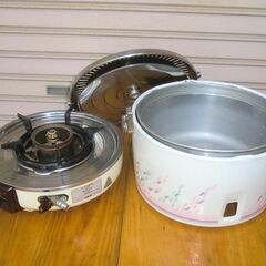 パロマガス炊飯器 都市ガス用  中古品ですが良品ですの画像