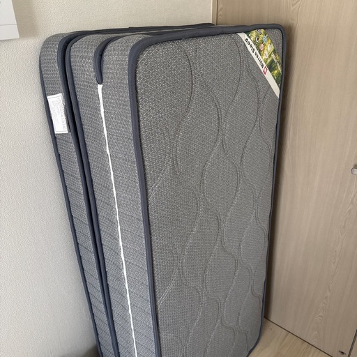 ダブルベット　折りたたみ　マットレス