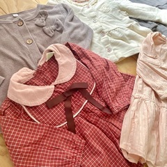 女の子80~90 秋服セットの画像