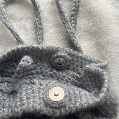 子供用ニットバック　リュック　手提げバック　ニットの画像