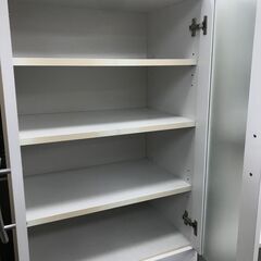 リサイクルショップどりーむ鹿大前店　No.1922　食器棚　白色でオシャレです♪の画像