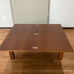 折りたたみテーブル（天板可変）【町田市再生家具】　251776の画像