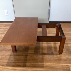 折りたたみテーブル（天板可変）【町田市再生家具】　251776の画像