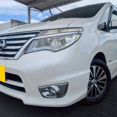 8人乗り☆ガソリン代 節約☆S-HYBRID入りました‼️月々1.2万円〜分割払い可❗️車検2年付き！大人気☆ニッサン セレナ☆Bluetooth対応ナビ☆走行中DVD見れます☆ETC☆便利なバックカメラ☆ドラレコ付きのフル装備☆両側電動スライドドア☆ウィンカーミラー☆フル装備☆事故修復歴無し☆車内広々三列シート‼️の画像