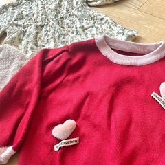 女の子秋冬服90~100セットの画像