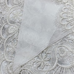テーブルセンター　レース　ホワイト　刺繍　テーブルランナー　白　パーティー35の画像