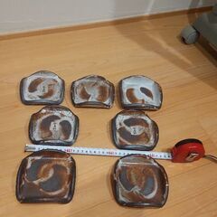 🍓 用の美を感じる／美濃寿窯/「水野守山 作」銘々皿 part１ ／😊           の画像