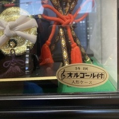 五月人形　兜　ケース飾りの画像