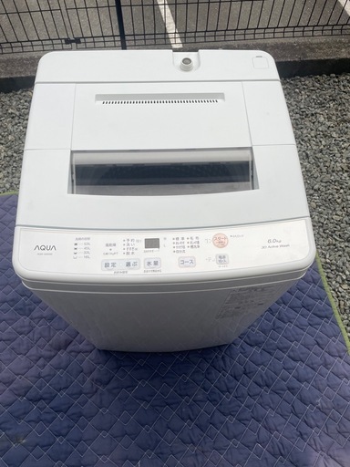 23年式　AQUA 洗濯機　6.0kg