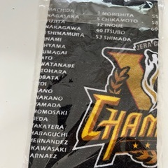 阪神タイガース　　優勝記念　ラメフェイスタオルの画像