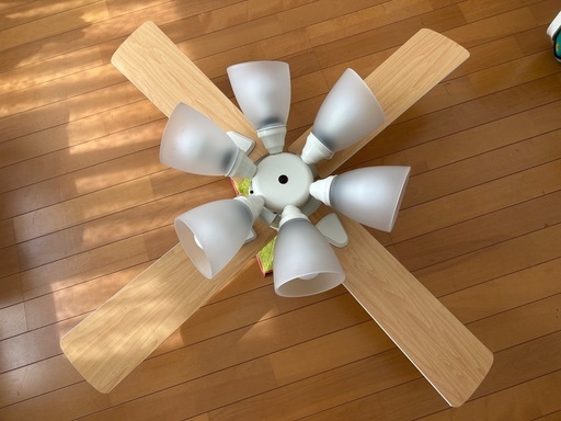 LOWYA ラスボルタ6灯 シーリングファンライト (さくら) 篠崎の