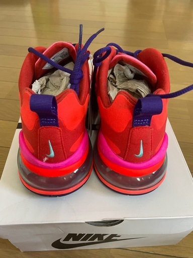 NIKE ナイキ スニーカー AO4971 600 AIR MAX 270 REACT 25.0cm 箱有
