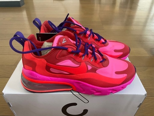 NIKE ナイキ スニーカー AO4971 600 AIR MAX 270 REACT 25.0cm 箱有