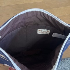 クラッチバッグ　青の画像