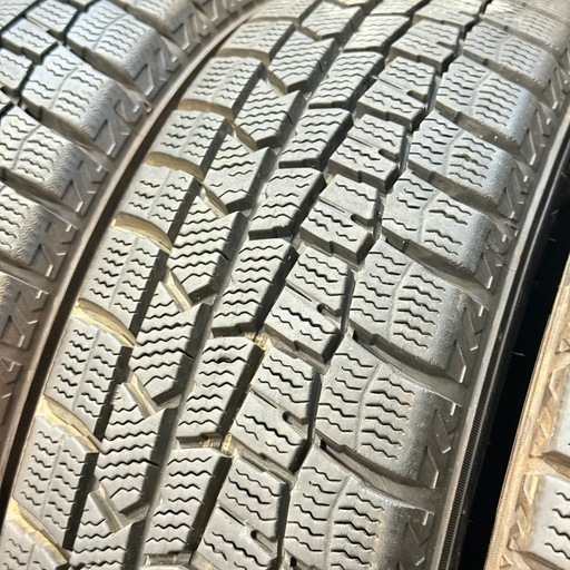 155/65R14 75Q 交換工賃込み　ダンロップ　スタッドレスタイヤ　4本　軽自動車用