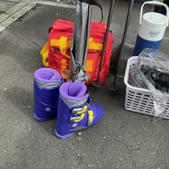 決まりました。　コールマンのウォーターサーバー、炭、スキーセットの画像