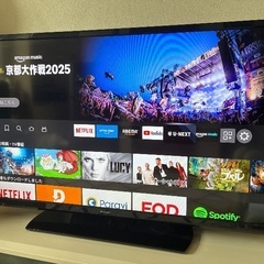 【美品】40型SHARP AQUOSテレビ★Fire Stick付きの画像