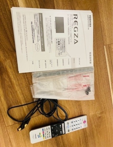 引き取り者決定。最終値下げ 【美品‼️セットでお得】49型TOSHIBA REGZAテレビ+テレビ台セット 