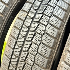 155/65R14 75Q 交換工賃込み　ダンロップ　スタッドレスタイヤ　4本　軽自動車用の画像