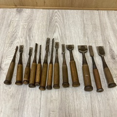 大工道具　ノミ　13本セットの画像