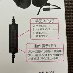 未使用　ヘッドセットの画像