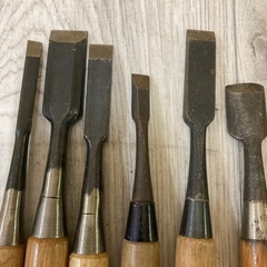 大工道具　ノミ　9点セットの画像