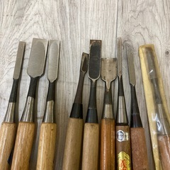 大工道具　ノミ　9点セットの画像