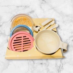 コンビ くまのプーさん 離乳食調理器具セット 赤ちゃん スプーン ベビーフードの画像