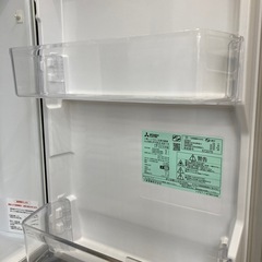 【トレファク高槻店】安心の6ヶ月間保証！取りに来れる方限定！MITSUBISHI(三菱）の2ドア冷蔵庫のご紹介です！の画像