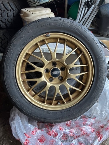 BBS ゴールドメッシュ16インチ夏タイヤ4本 (錦鯉) 青森のタイヤ