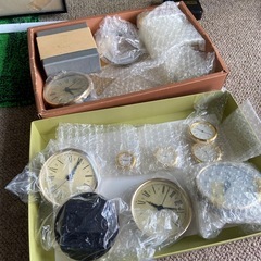 時計パーツ　ステンドグラスなどの画像