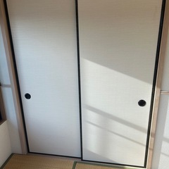 【引戸建具タダであげます】戸襖(ふすま)2枚＋襖2枚の画像