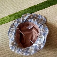 52センチ　ピンクベージュ　ハットの画像