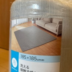 新品未使用、ニトリ洗えるラグの画像