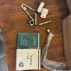 水栓　新品　水栓支柱付き　詳細納得の方のみの画像