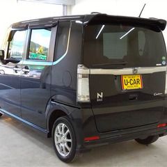 最終兵器の自社ローンで乗ろう‼️N-BOXカスタムＧⅬパッケージ　クリスタルブラック🚗審査が通りやすい信用回復ローンがスタートしました‼️過去に金融トラブル、自己破産をしていてもOK‼️今がチャンス✌️✨の画像
