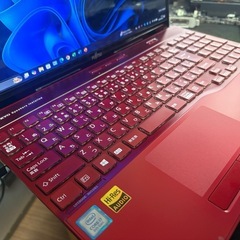 富士通 ノートパソコン Windows11 CPU i7-8550u メモリ32GB SSD新品M.2 512GB+SSHD 1TB Blu-ray Office2024 BIOSアップデート済みの画像