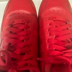 NIKE エアフォース1／レッドの画像