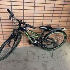 26インチ ジュニア マウンテンバイク 6段変速付き オフロード