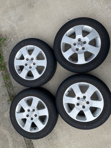 16インチ ナンカン タイヤ 195 60 16＋日産 セレナ C25 純正 アルミ ホイール