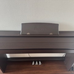 PX-750 ブラウン電子ピアノ 88鍵 3ペダルの画像