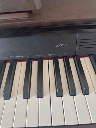 PX-750 ブラウン電子ピアノ 88鍵 3ペダル
