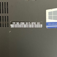 ThinkPad Win11 8世代i5/RAM8GB/SSD256GBの画像