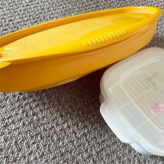 パスタレンジ容器、レンジで使えるタッパー　の画像