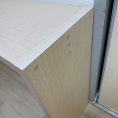 【美品】ロングテーブル 幅147cm 木目調の画像