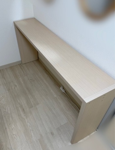 【美品】ロングテーブル 幅147cm 木目調